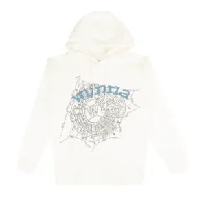 Sp5der x Gunnar Wunna Hoodie White